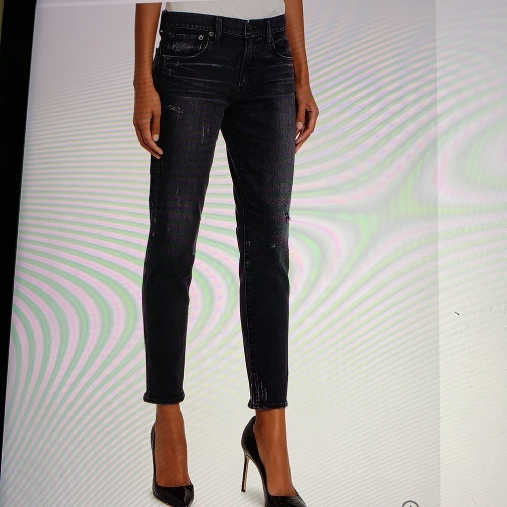 Moussy Vintage Velma Distressed Skinny Jeans 28 - Picture 2 of 15